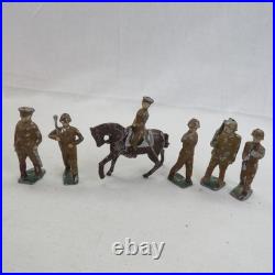 Huge Lot of 100+ Vintage Military Toy Figures Germany WW2 Including Lead Figures