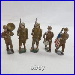 Huge Lot of 100+ Vintage Military Toy Figures Germany WW2 Including Lead Figures