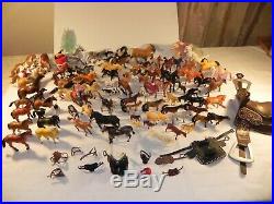 Huge Lot of Toy Horse Figures Schleich Funrise Imperial Breyer Safari Empire +++