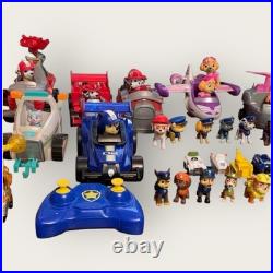 Huge Paw Patrol Toy Lot Figures & Vehicles Bundle Action Figures Dogs Trucks VTG