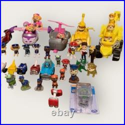Huge Paw Patrol Toy Lot Figures & Vehicles Bundle Action Figures Dogs Trucks VTG