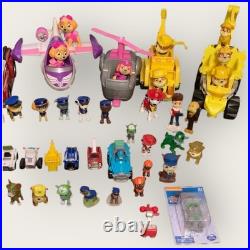 Huge Paw Patrol Toy Lot Figures & Vehicles Bundle Action Figures Dogs Trucks VTG
