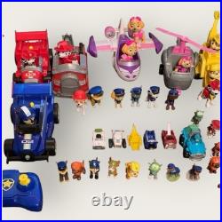 Huge Paw Patrol Toy Lot Figures & Vehicles Bundle Action Figures Dogs Trucks VTG