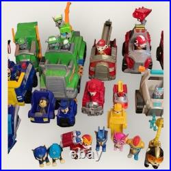 Huge Paw Patrol Toy Lot Figures & Vehicles Bundle Action Figures Dogs Trucks VTG