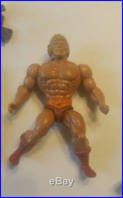 Huge Vintage 80's He man Motu ThunderCats Tmnt Toy Figure Lot 29 total