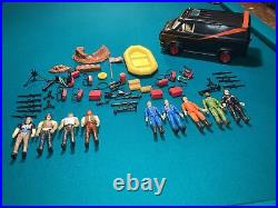 Huge! Vintage Galoob The A-Team 1983 Action Figure Lot w Accessories AllOriginal