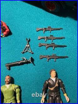 Huge! Vintage Galoob The A-Team 1983 Action Figure Lot w Accessories AllOriginal