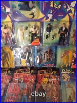 Huge Vintage Lot Of Toys 90s, The Terminator, The Shadow, Last Action Hero 16PC