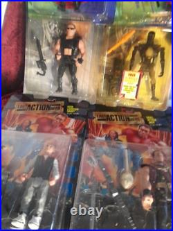 Huge Vintage Lot Of Toys 90s, The Terminator, The Shadow, Last Action Hero 16PC