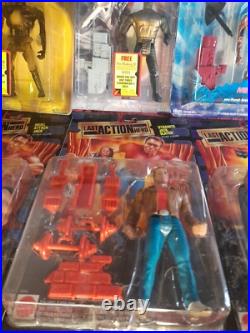 Huge Vintage Lot Of Toys 90s, The Terminator, The Shadow, Last Action Hero 16PC