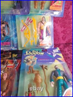 Huge Vintage Lot Of Toys 90s, The Terminator, The Shadow, Last Action Hero 16PC