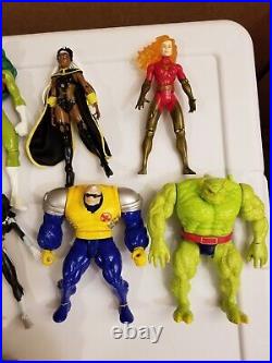 Huge Vintage Marvel X-Men Toy Biz Lot Wolverine FREE SHIPPING AND BONUS TOY