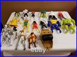 Huge Vintage Marvel X-Men Toy Biz Lot Wolverine FREE SHIPPING AND BONUS TOY