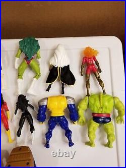 Huge Vintage Marvel X-Men Toy Biz Lot Wolverine FREE SHIPPING AND BONUS TOY