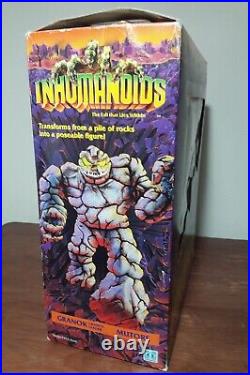 INHUMANOIDS GRANOK VINTAGE ACTION FIGURE 80s hasbro toy rock monster 1986