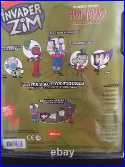 INVADER ZIM Dib Action Figure Palisades Nickelodeon 2005 Vintage Toys