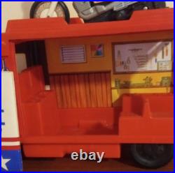 Ideal Evel Knievel Scramble Van Motorcycle Action Figure Vintage 1970s Toy