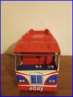 Ideal Evel Knievel Scramble Van Toy with Motorcycle and Figure Vintage 1970s