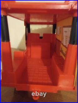 Ideal Evel Knievel Scramble Van Toy with Motorcycle and Figure Vintage 1970s