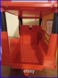 Ideal Evel Knievel Scramble Van Toy with Motorcycle and Figure Vintage 1970s