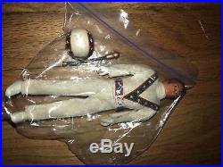 Ideal Evel Knievel Stunt Cycle Figure With Helmet, Swagger Stick Gyro Winder