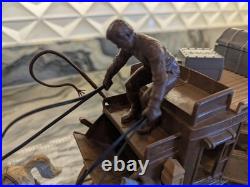 Ideal Toy Company Roy Rogers Stagecoach w Horses Driver Complete 1950s