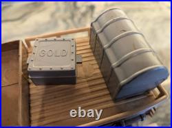 Ideal Toy Company Roy Rogers Stagecoach w Horses Driver Complete 1950s