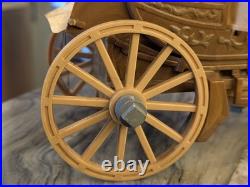 Ideal Toy Company Roy Rogers Stagecoach w Horses Driver Complete 1950s