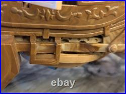 Ideal Toy Company Roy Rogers Stagecoach w Horses Driver Complete 1950s