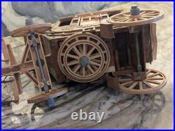 Ideal Toy Company Roy Rogers Stagecoach w Horses Driver Complete 1950s