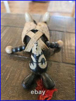 Ignatz Mouse ca. 1930's Wooden Jointed Toy Figure 5.5 LOT OF 2 Krazy Cat Mickey