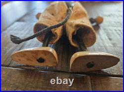 Ignatz Mouse ca. 1930's Wooden Jointed Toy Figure 5.5 LOT OF 2 Krazy Cat Mickey