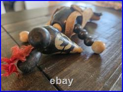 Ignatz Mouse ca. 1930's Wooden Jointed Toy Figure 5.5 LOT OF 2 Krazy Cat Mickey