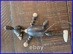 Ignatz Mouse ca. 1930's Wooden Jointed Toy Figure 5.5 LOT OF 2 Krazy Cat Mickey