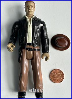 Indiana Jones movie Harrison Ford vtg 1984 LFL Action FIGURE toy hat no whip gun