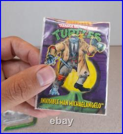 Invisible Man Michaelangelo Mike 1993 TMNT MOC NEW VTG RARE Universal Monsters