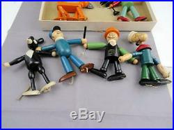 JAYMAR SPECIALTY CO. Make Your Own Funnies Jointed Wooden Figures