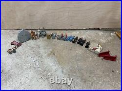 JOHILLCO VINTAGE 1930s LEAD Figures lot Train Layout and others