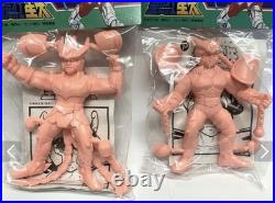 Japan 80s Popy Bandai Saint Seiya Rubber Eraser Vinyl Soft Figure Set 6