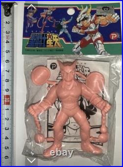Japan 80s Popy Bandai Saint Seiya Rubber Eraser Vinyl Soft Figure Set 6