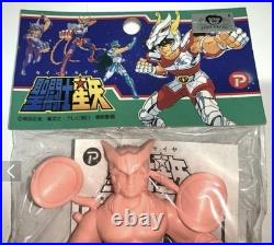 Japan 80s Popy Bandai Saint Seiya Rubber Eraser Vinyl Soft Figure Set 6