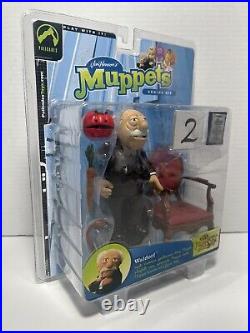 Jim Henson's Muppets Waldorf and Statler NEW SEALED Lot of 2 Series 6 2003 VTG