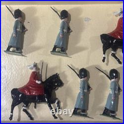 Johillco Hollow-Cast Lead Life Guards Toy Soldiers 13 Figures Box (No Lid)