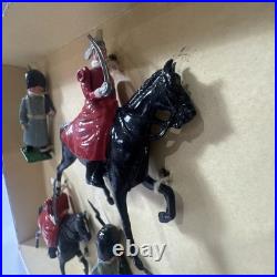 Johillco Hollow-Cast Lead Life Guards Toy Soldiers 13 Figures Box (No Lid)