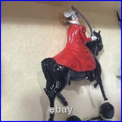 Johillco Hollow-Cast Lead Life Guards Toy Soldiers 13 Figures Box (No Lid)