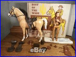 Johnny West And Thunderbolt Boxed Set Marx Toys Rare Vintage Figure