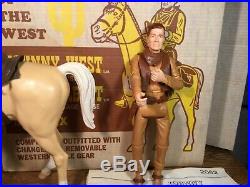 Johnny West And Thunderbolt Boxed Set Marx Toys Rare Vintage Figure