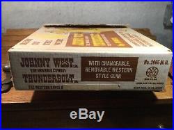 Johnny West And Thunderbolt Boxed Set Marx Toys Rare Vintage Figure