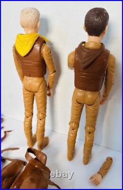 Johnny West Louis Marx Toy Lot of Action Figures & Accessories 1960's Vintage