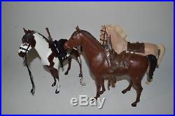 Johnny West Marx Toys Vintage Action Figure Horse Circle X Ranch Huge Lot